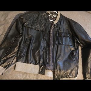 Black Apple “leather” jacket
